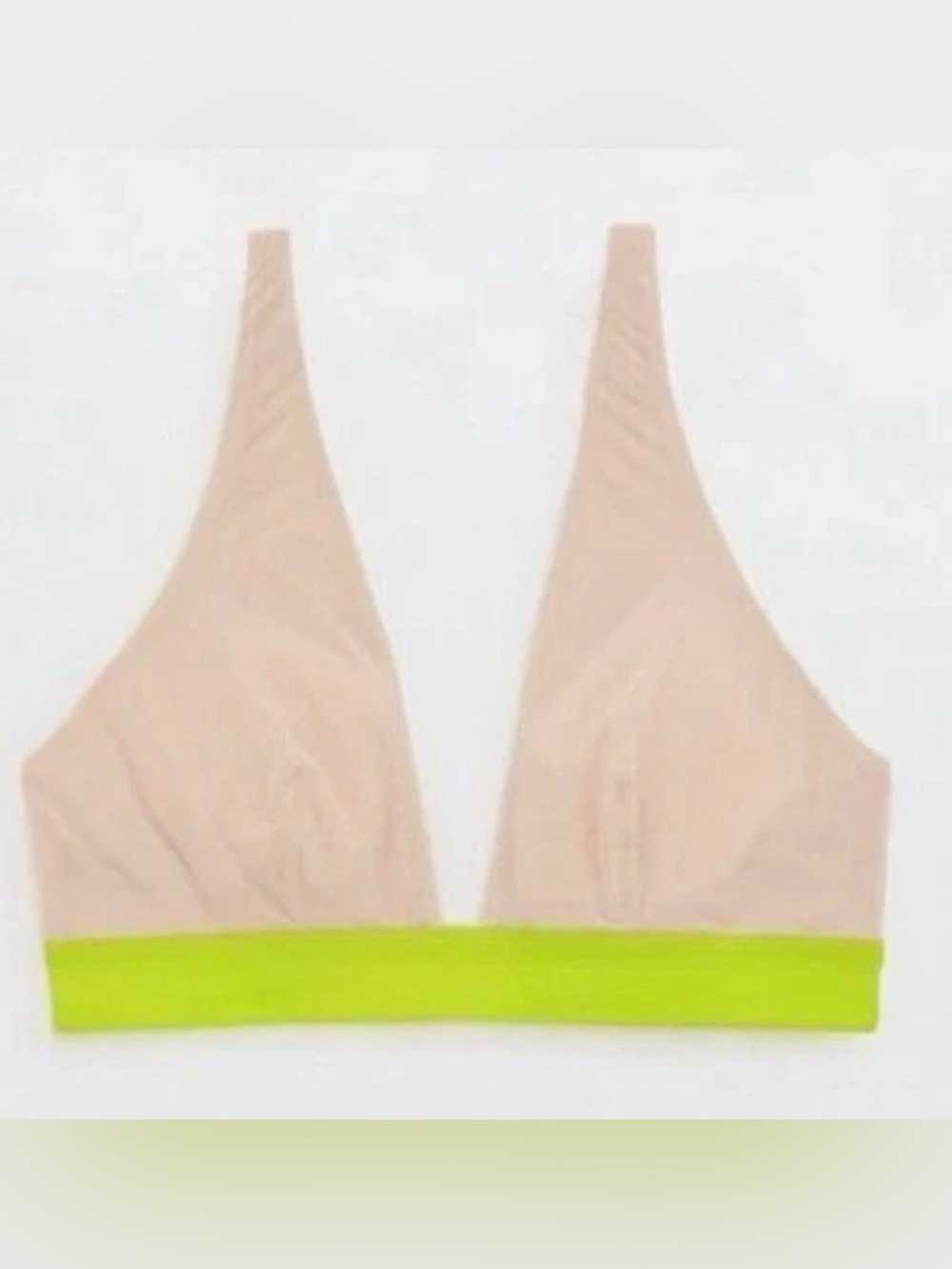 NWOT AERIE SMOOTHEZ MESH PLUNGE BRALETTE SIZE XS